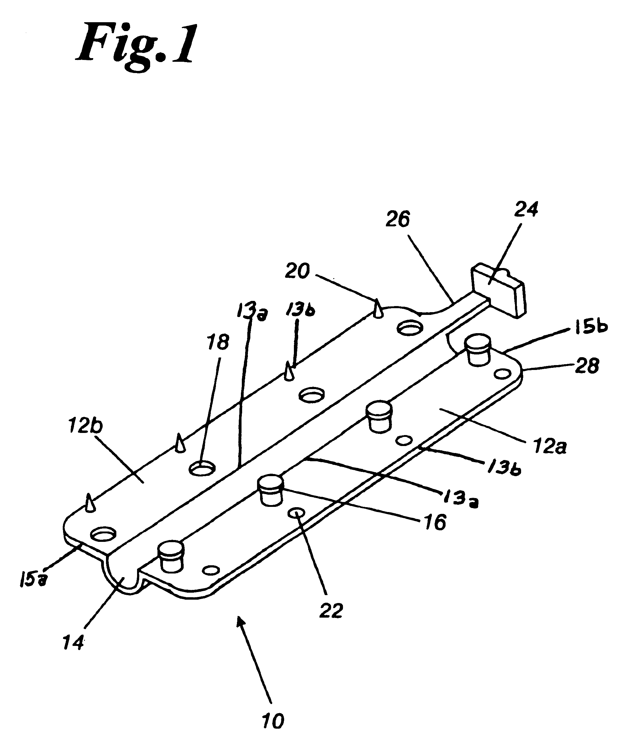 Flag clamping device for automobile antenna