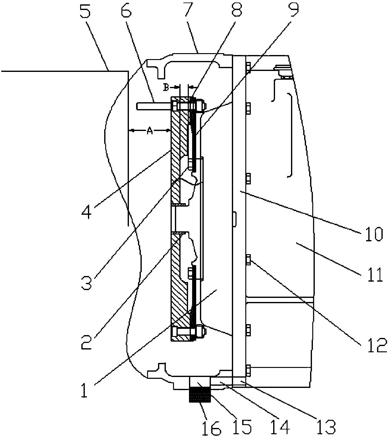 Engine and gearbox docking mechanism