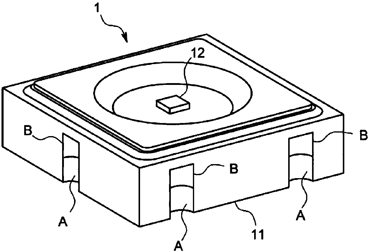 LED mounting substrate, led