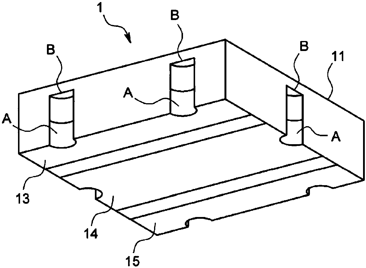 LED mounting substrate, led