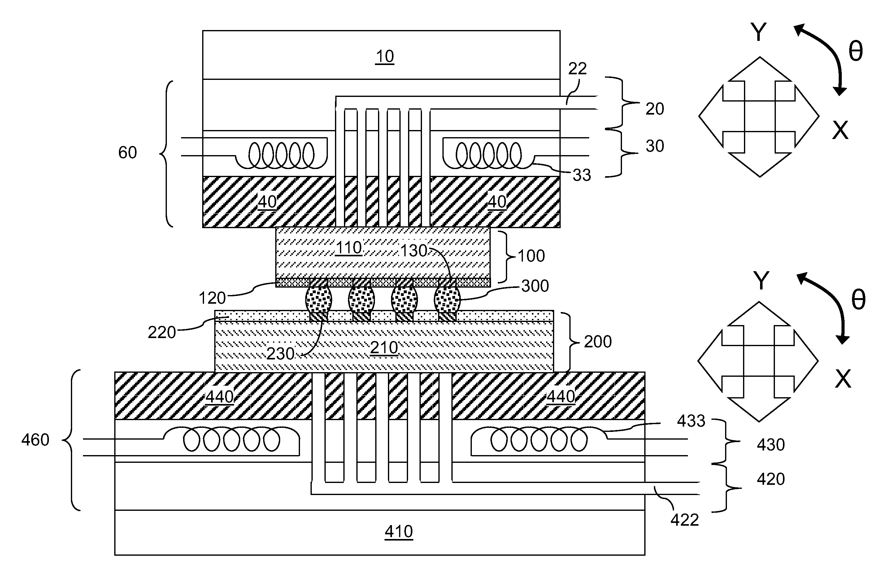 Flip chip assembly method employing post-contact differential heating