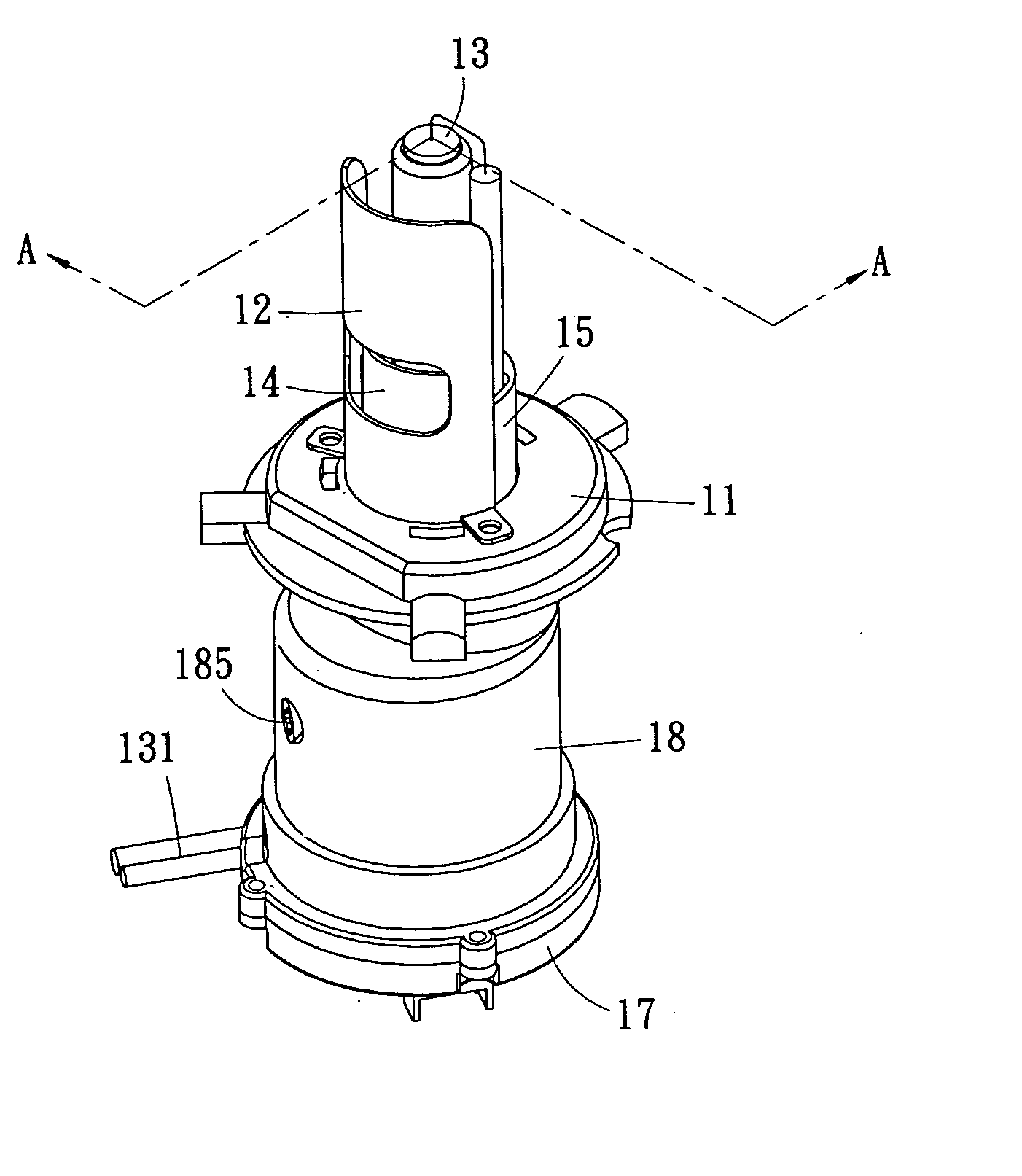 Adjusted structure of discharge headlight