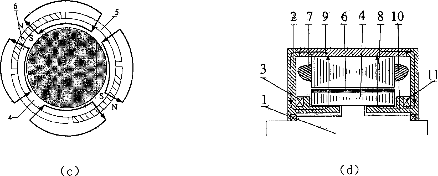 Bypass mixed excitation electrical motor