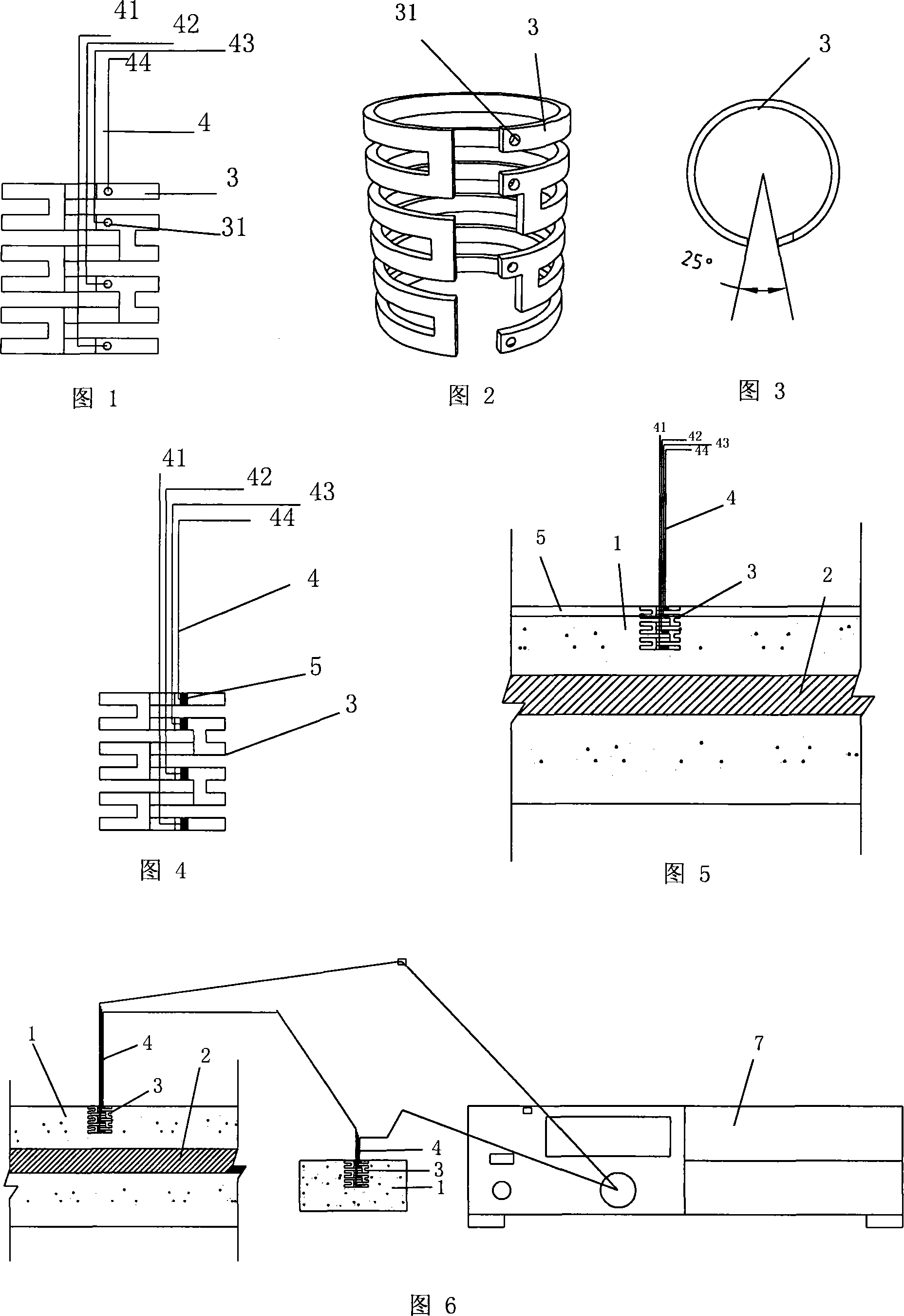 Steel reinforcement corrosion sensor and preparation method and its detection method for reinforcement corrosion