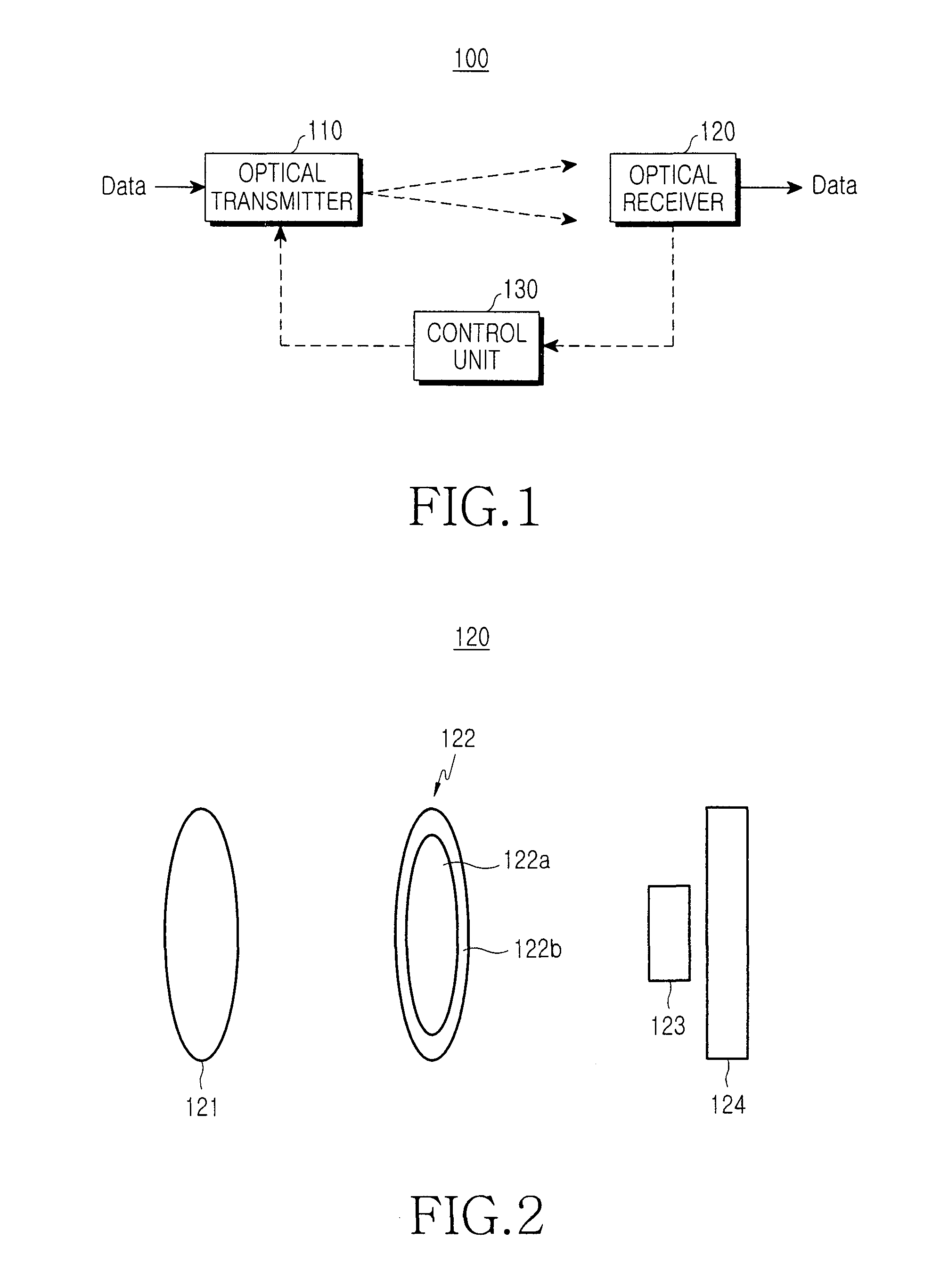 Optical receiver for visible light communication and light communication system using the same