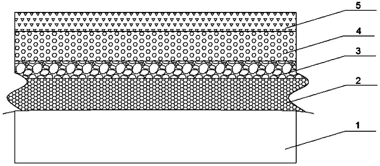 Sponge urban ecological treatment road system and construction method thereof