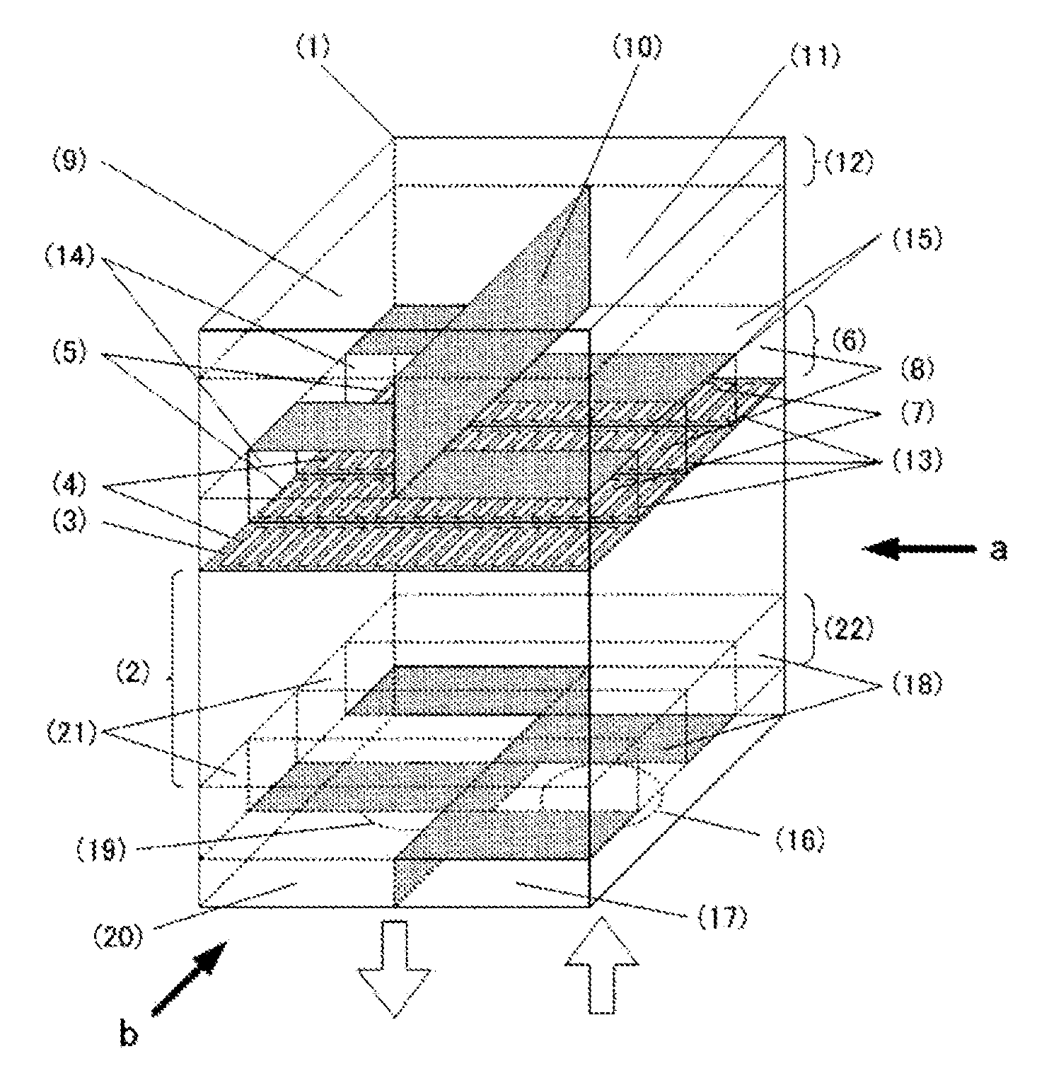 Heat exchanger-integrated reaction device having supplying and return ducts for reaction section