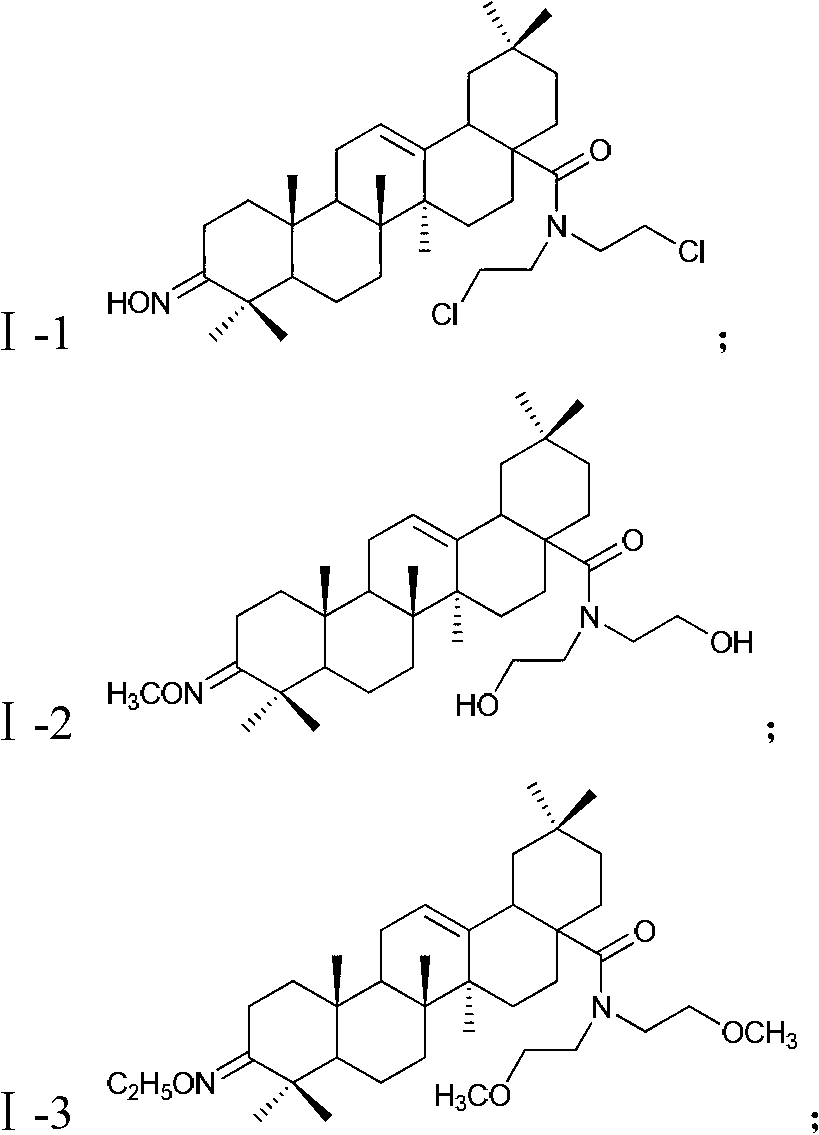 Oleanolic acid derivative with function of resisting malignant tumor, as well as preparation method and applications of oleanolic acid derivative