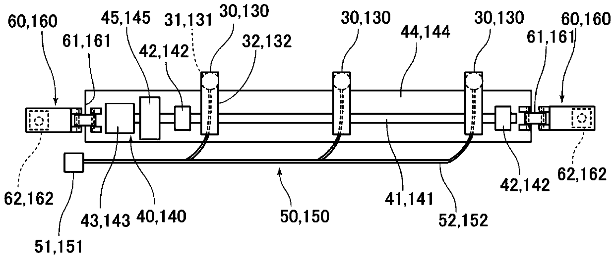 Film withdrawing device and manufacturing method of flexible printed circuit board