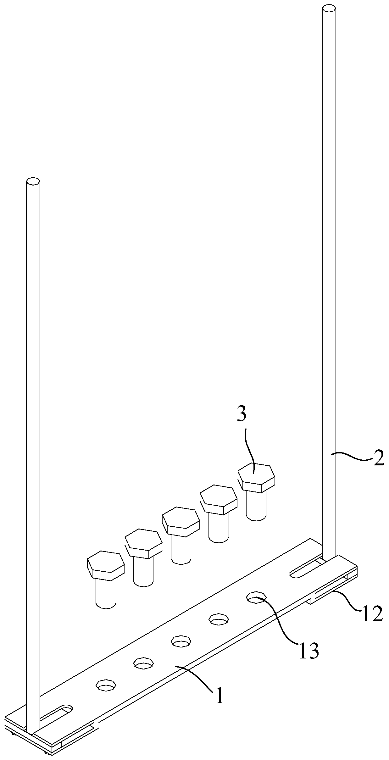 Nut tightening and shaping die special for narrow-space positive pressure air supply pipe and construction method