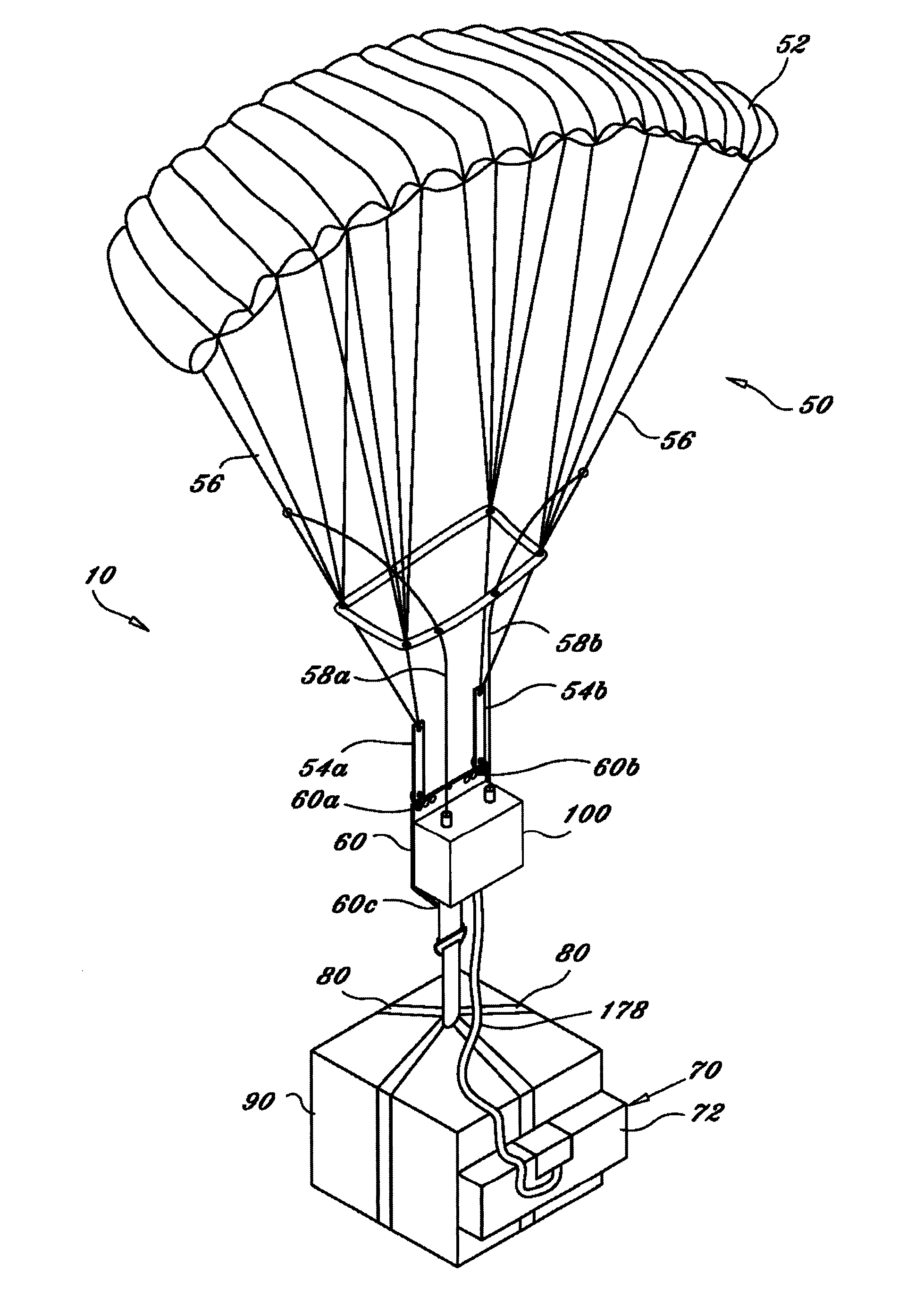 Aerial delivery device