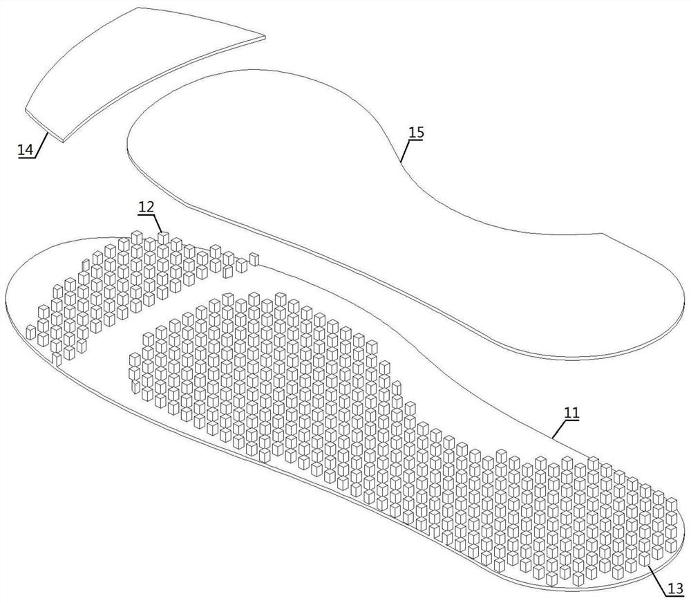 Bio-optical functional insole with sweat absorbing and odor removing functions