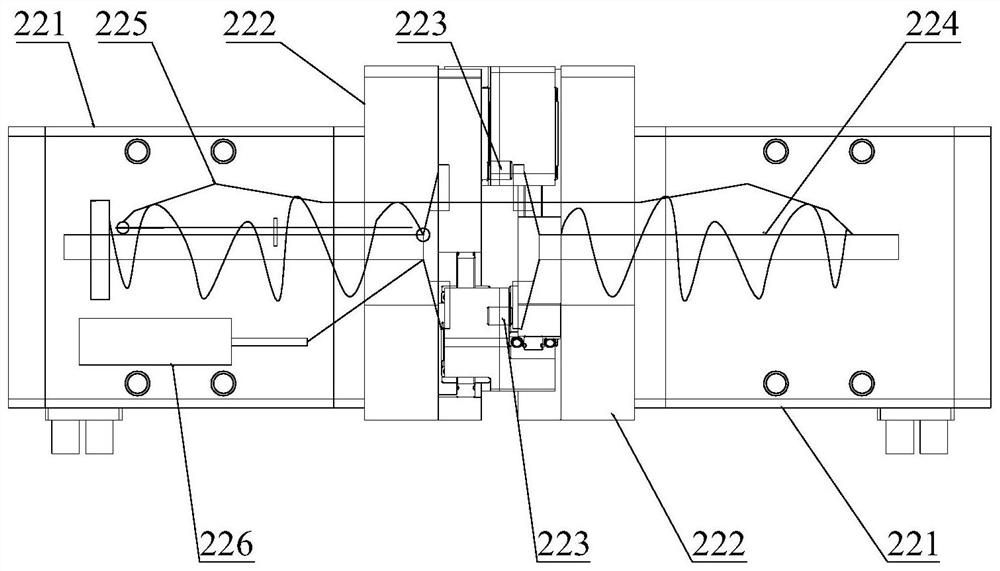 Multi-section bendable plug-in type modular platform for U rib internal construction