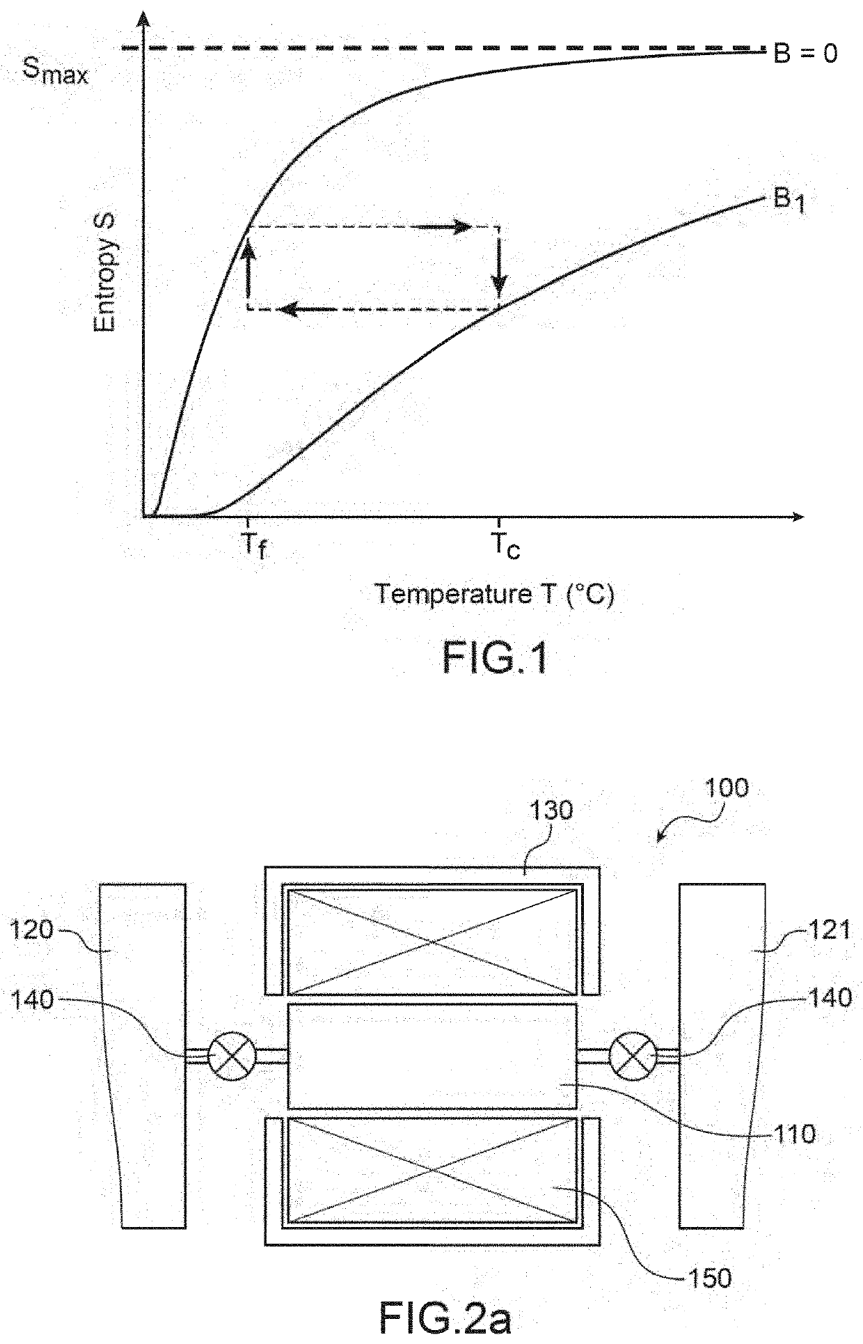 Cooling device comprising a paramagnetic garnet ceramic