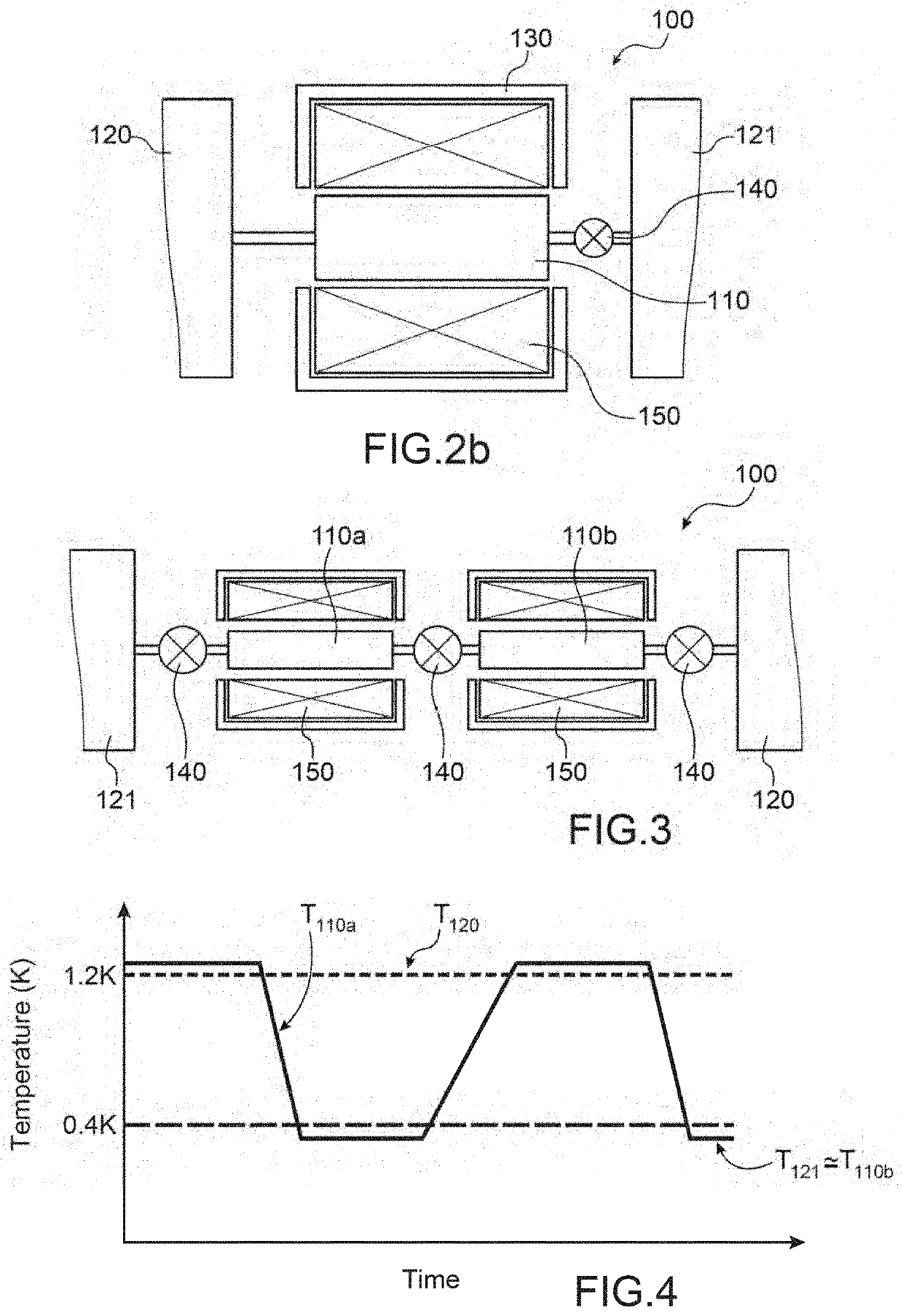 Cooling device comprising a paramagnetic garnet ceramic