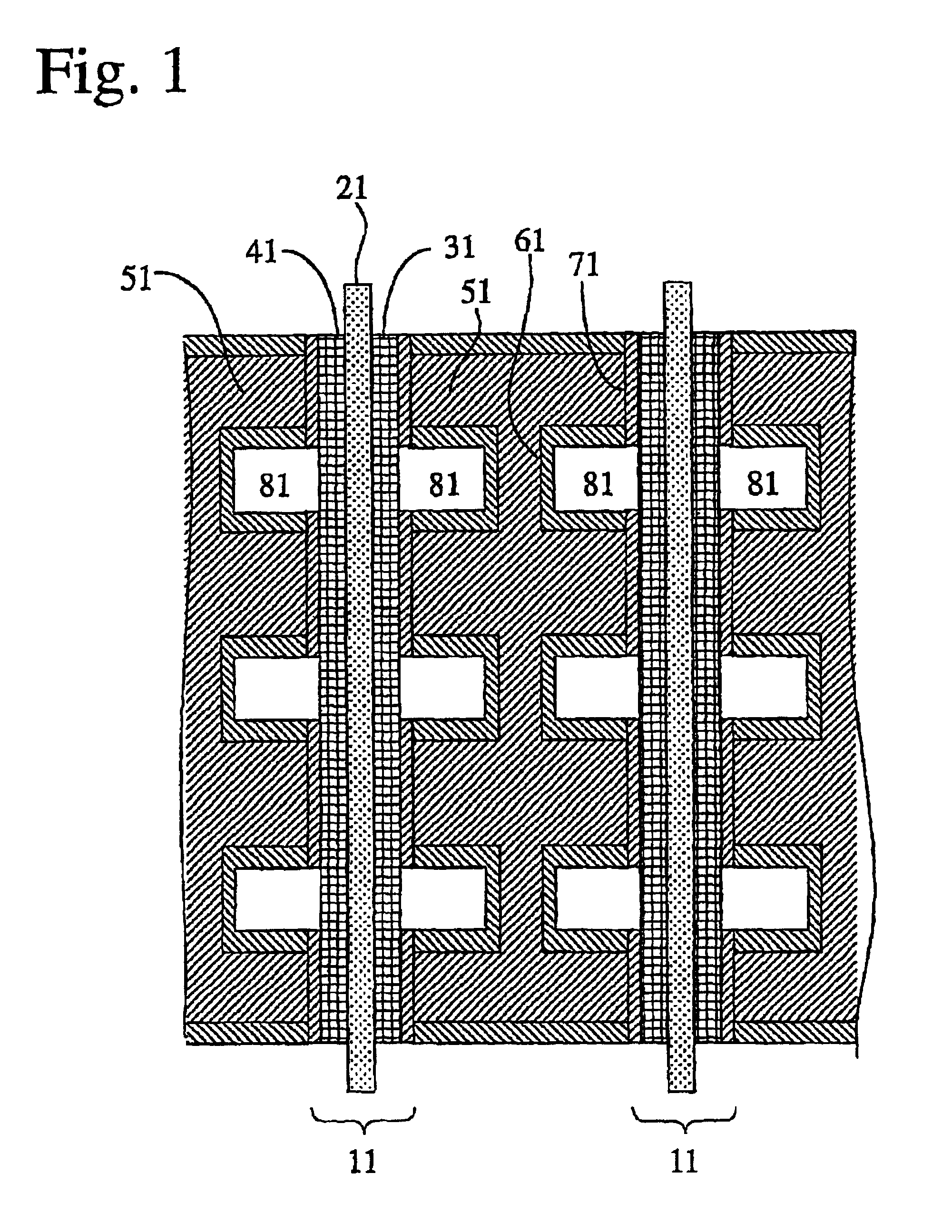 Embossed current collector separator for electrochemical fuel cell