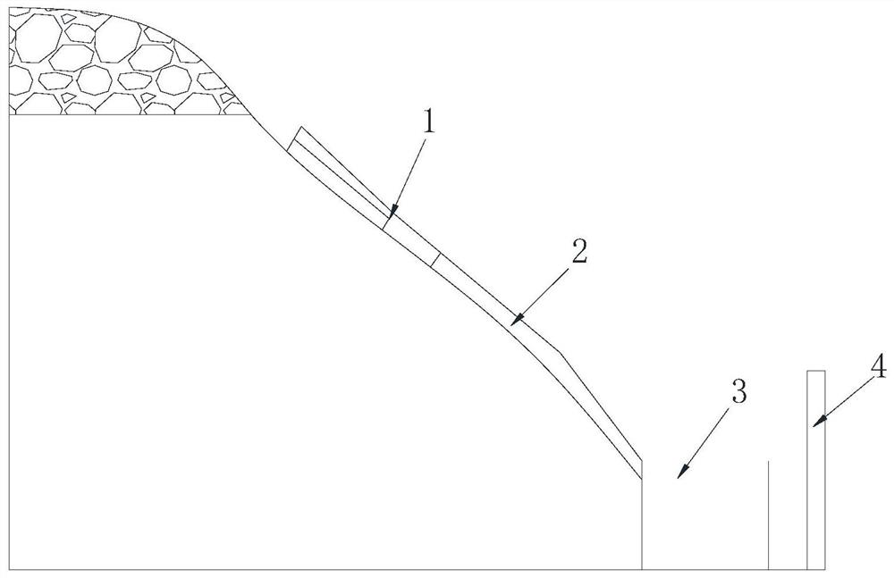 Side slope rolling stone anti-collision device