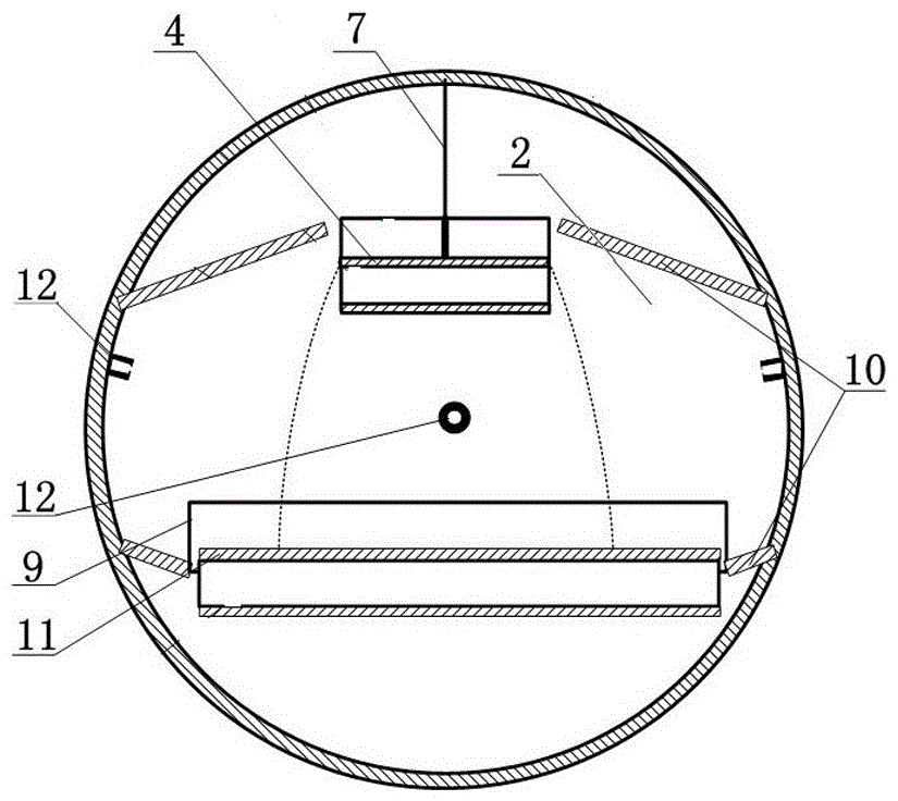 Closed tobacco-leaf front-back-face material adding device
