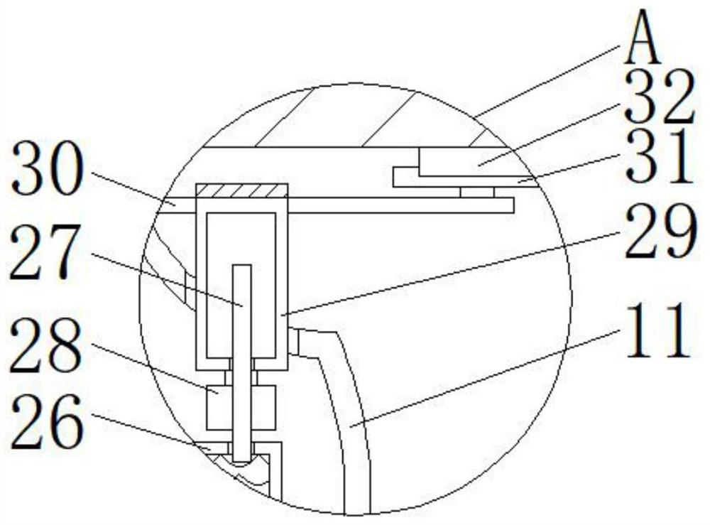 A furniture cleaning device with maintenance and dust removal function