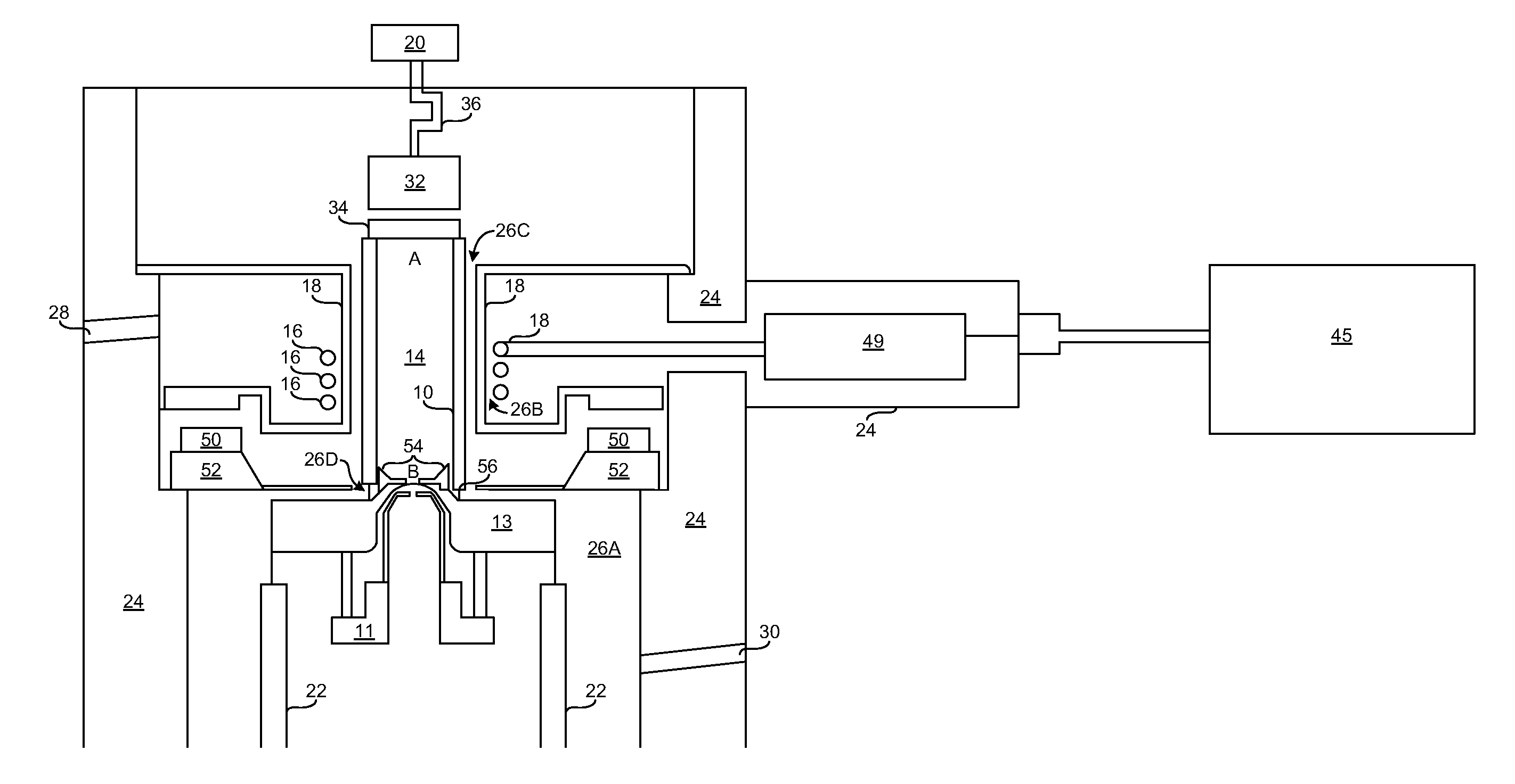 RF system, magnetic filter, and high voltage isolation for an inductively coupled plasma ion source