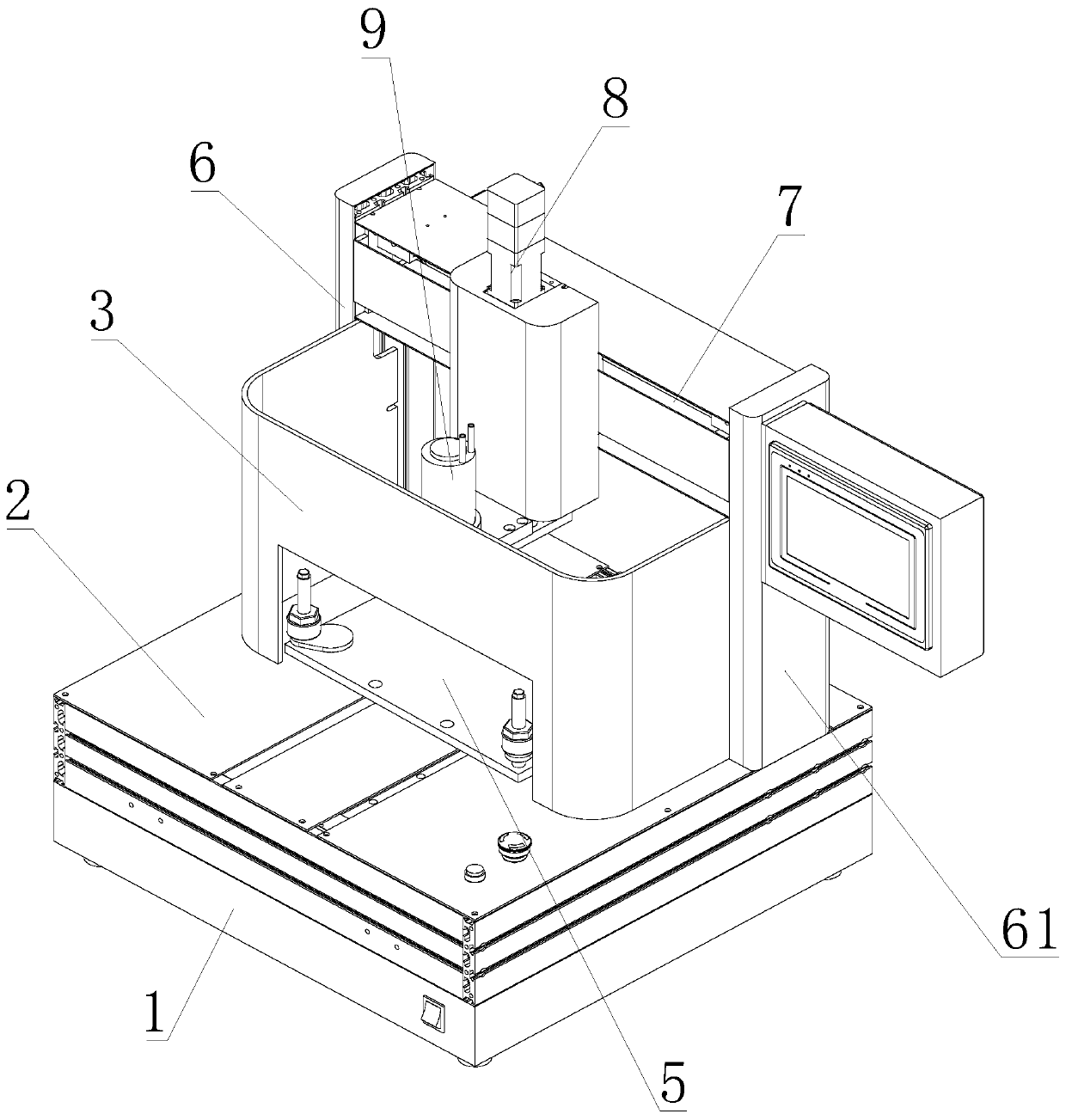 Fast cutting device for furniture plate processing and cutting method of cutting device