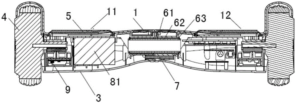 Electric balance swing car