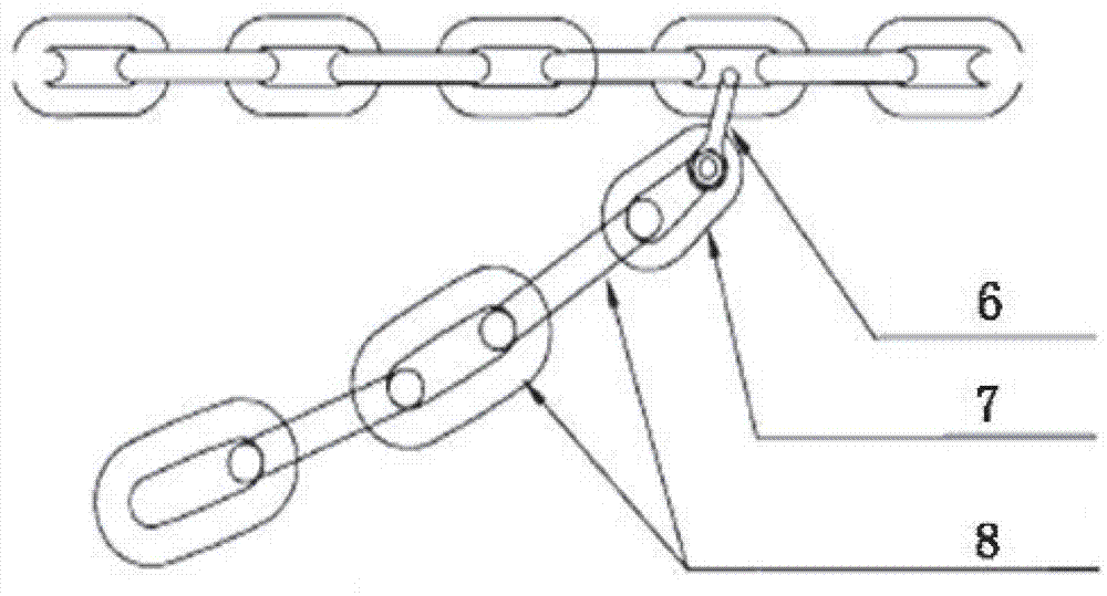 Maintenance method of counter weight of anchor chain of single point mooring system