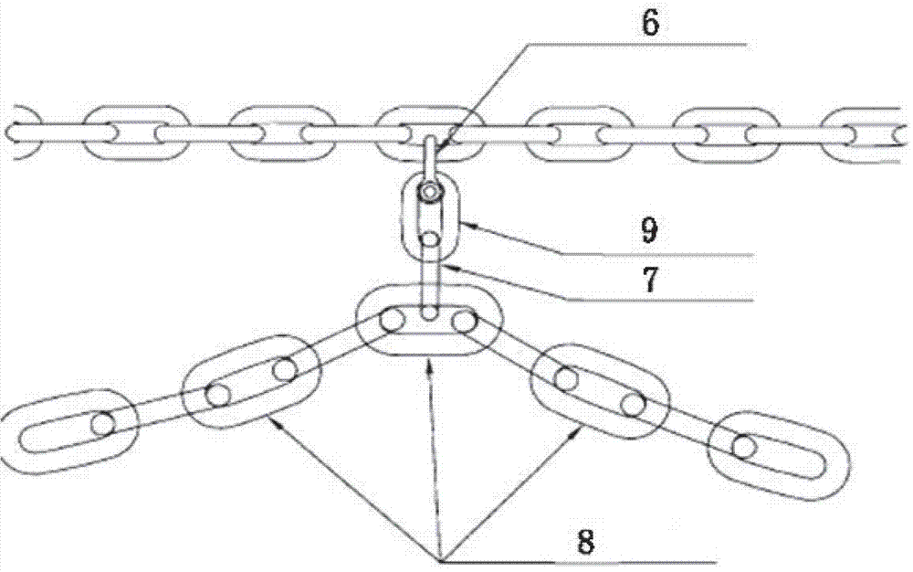 Maintenance method of counter weight of anchor chain of single point mooring system