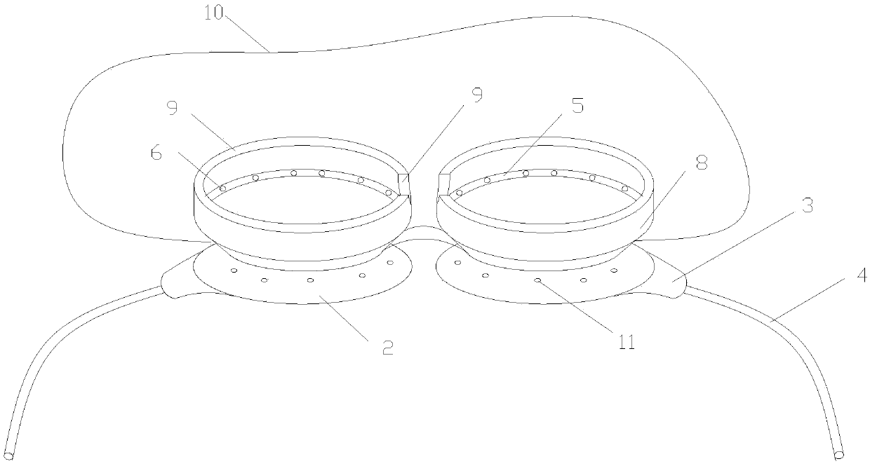 Lacrimal passage irrigation water collector