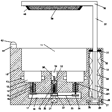 Efficient coating method for water-based paint of white wax timber door board