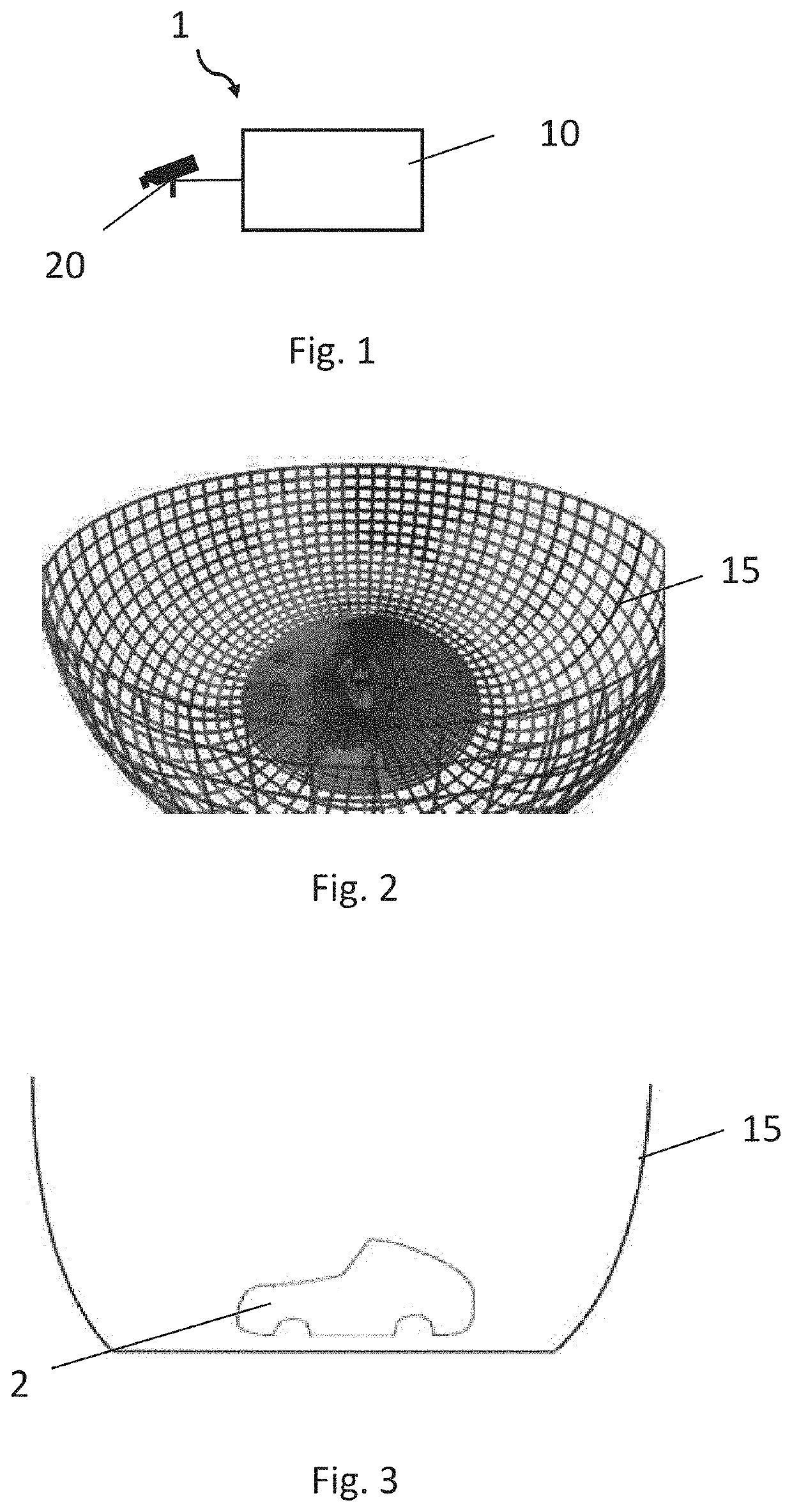 Surround view system having an adapted projection surface