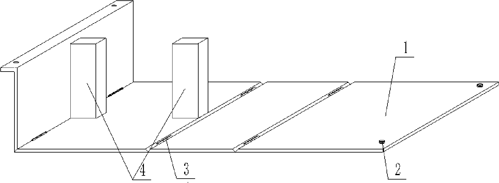 Mould for molding concrete filled hollow thin wall component