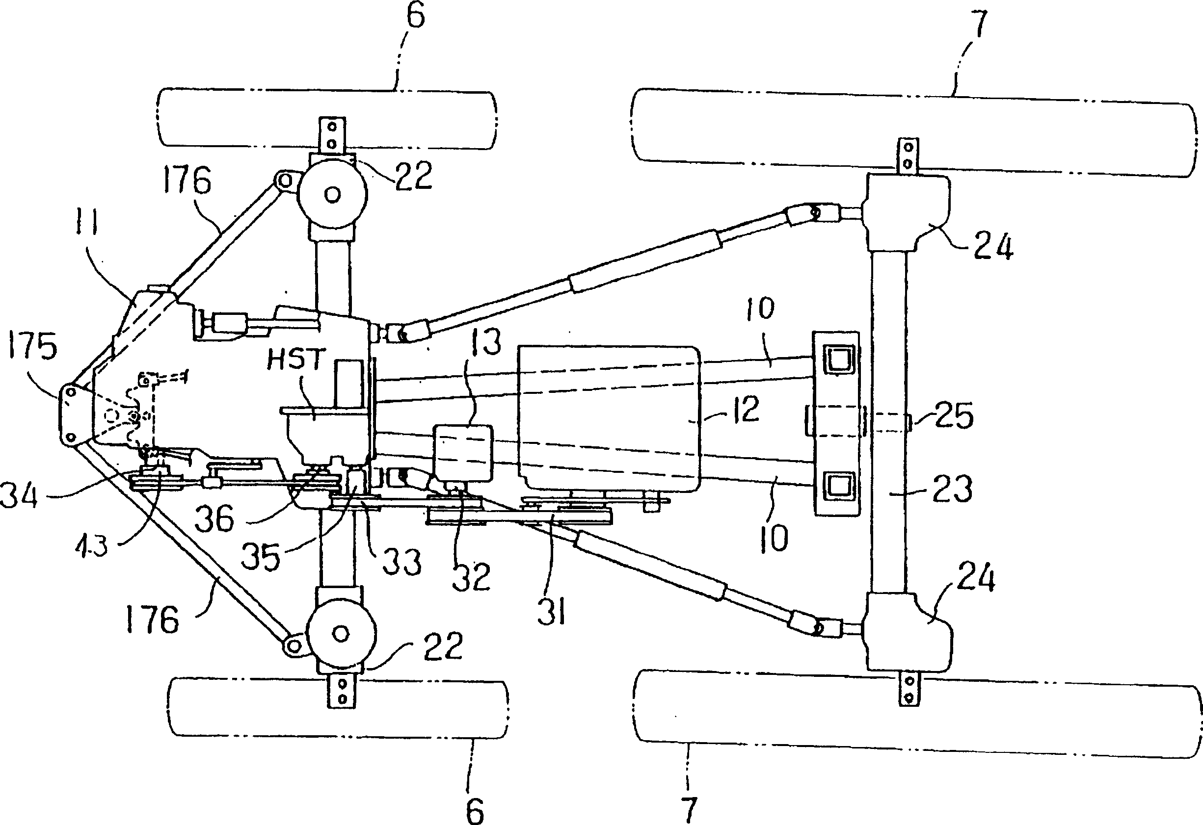 Manned rice transplanter