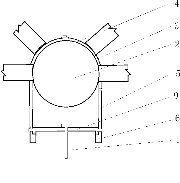 Connection structure of suspended ceiling transferring layer and net rack ball