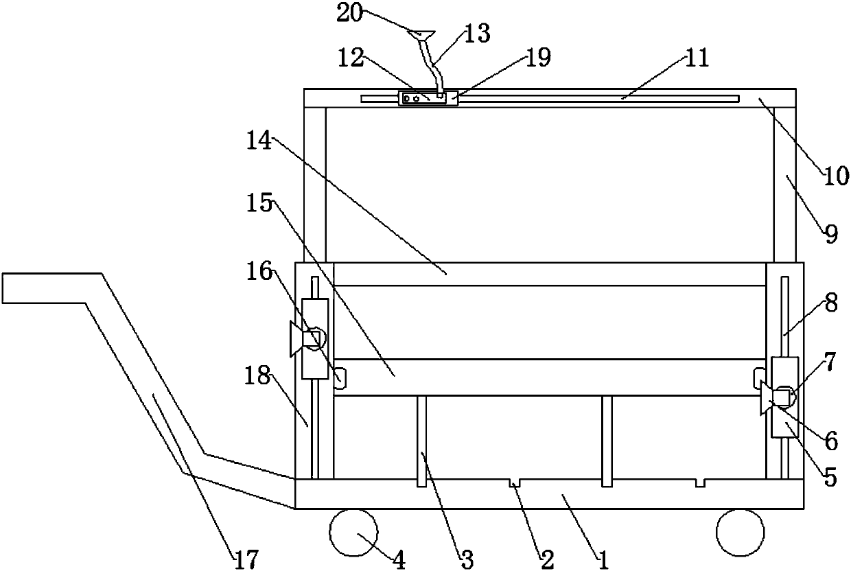 Goods shelf convenient to use at night