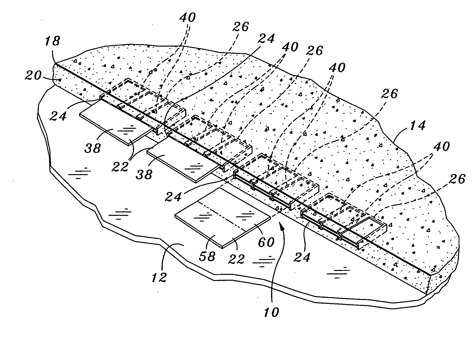 Plate concrete dowel system