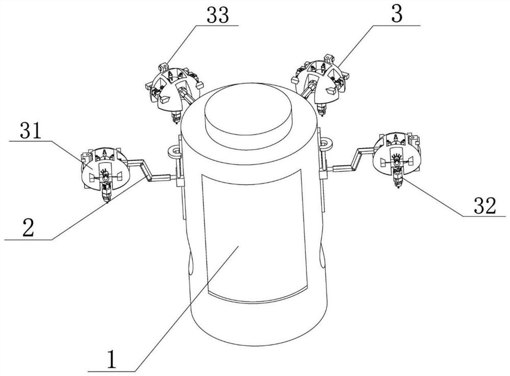 Intravenous injection mixing dispensing device for tumor nursing