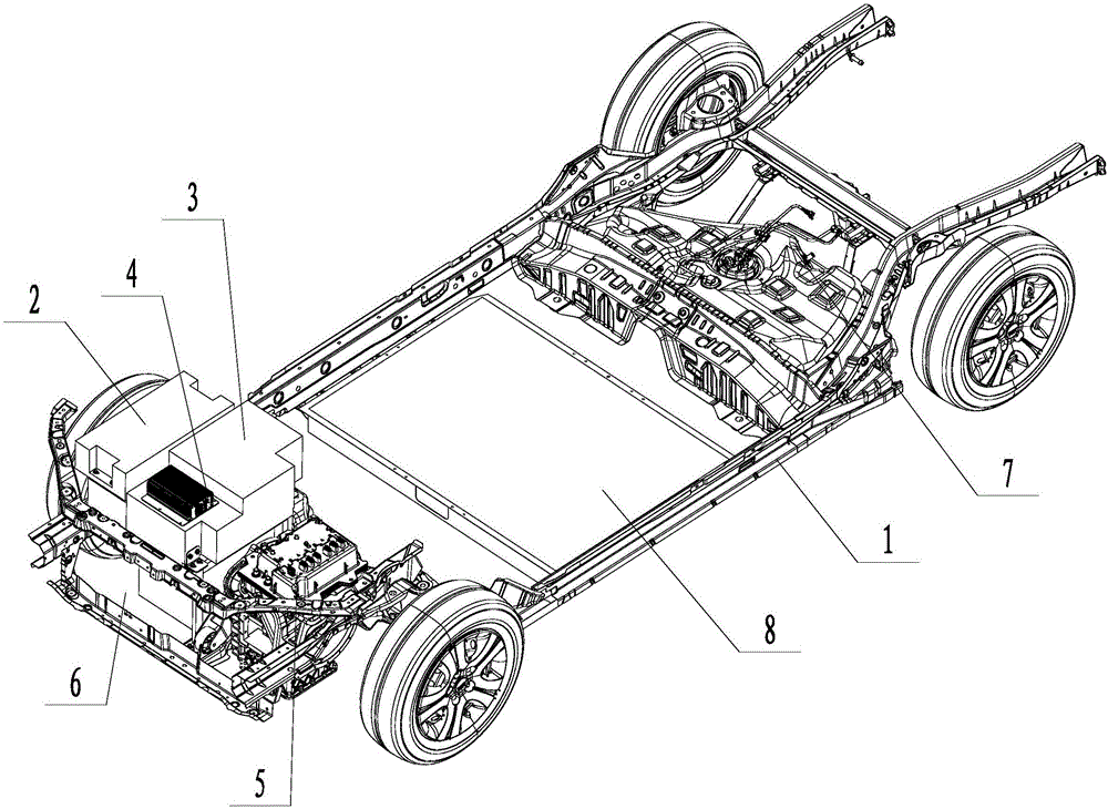 Fuel cell hydrogen powered automobile