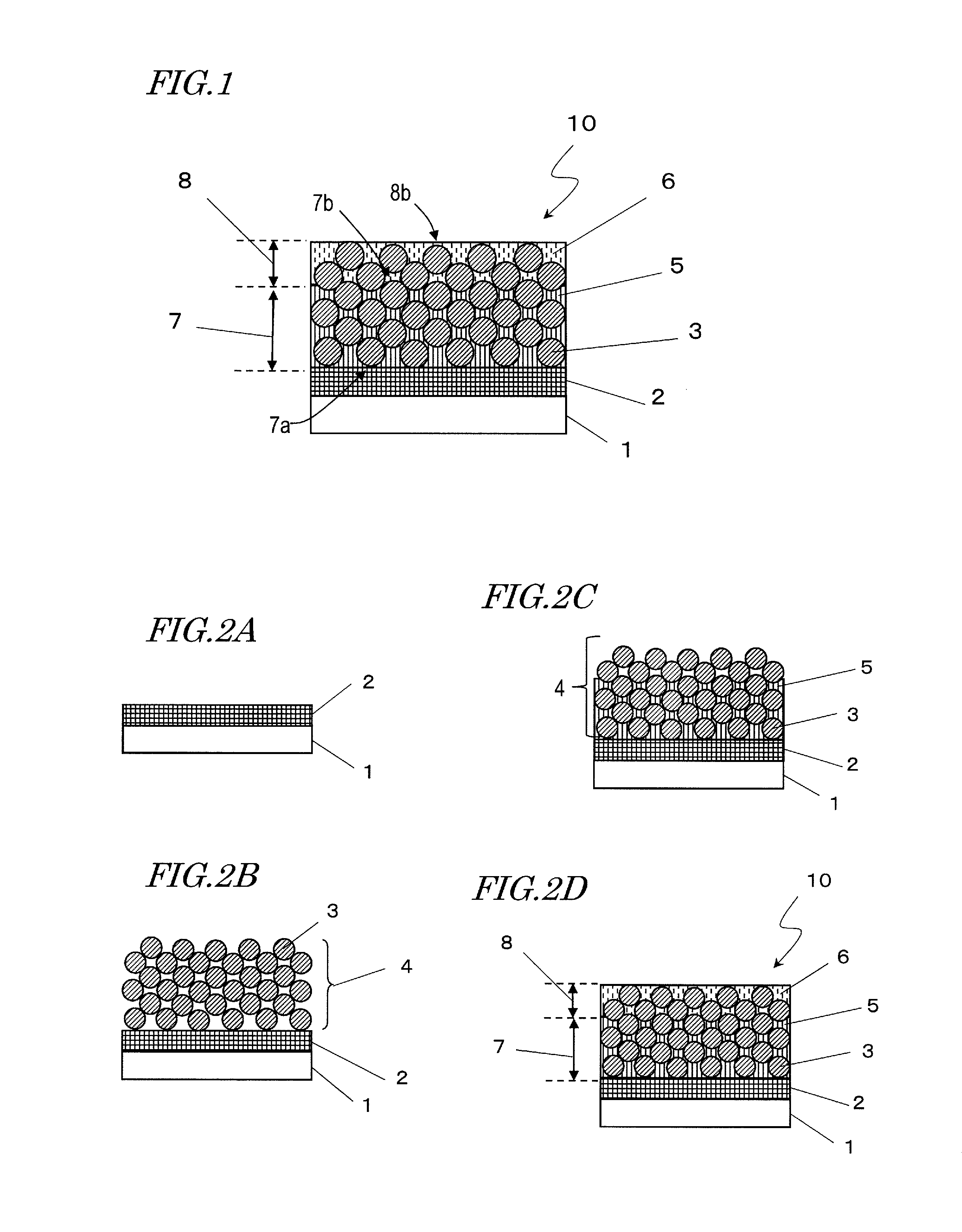 Wavelength conversion element including phosphor particles, and LED element and semiconductor laser light emitting device using wavelength conversion element