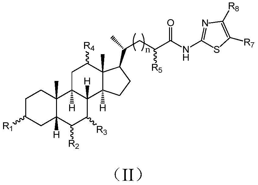 A bile acid derivative with antibacterial activity and its pharmaceutical composition
