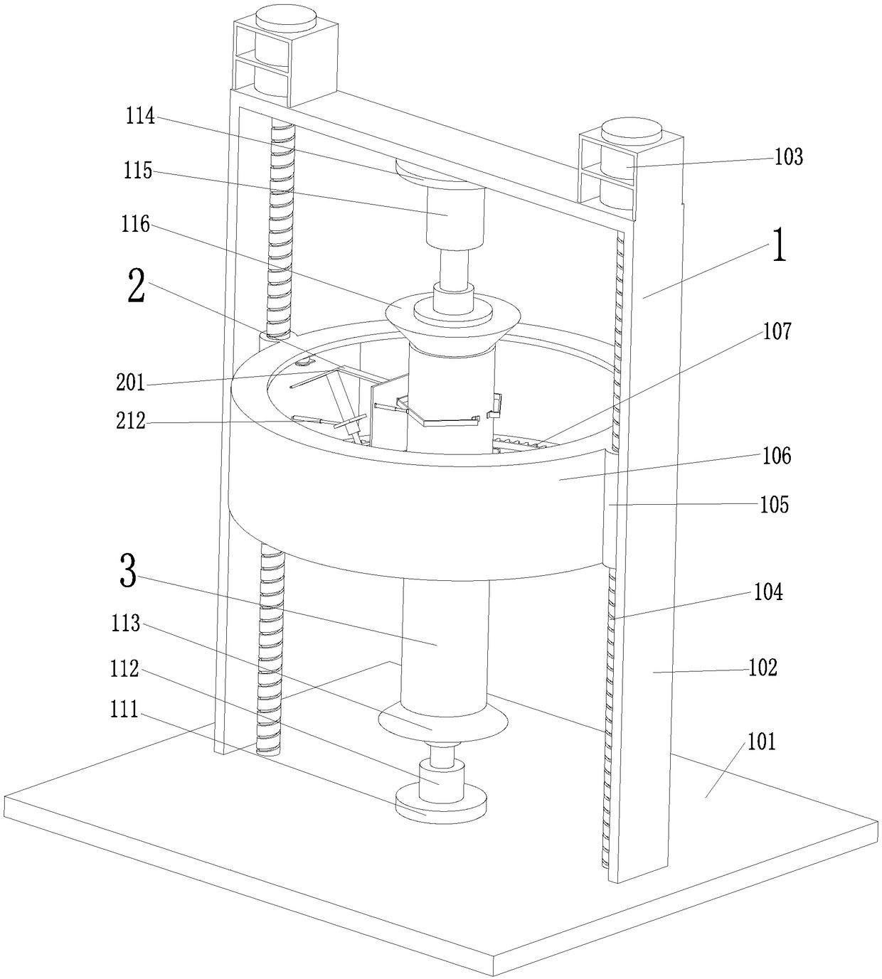 Galvanized steel pipe multi-angle inclination hole drilling device and galvanized steel pipe inclination hole drilling process