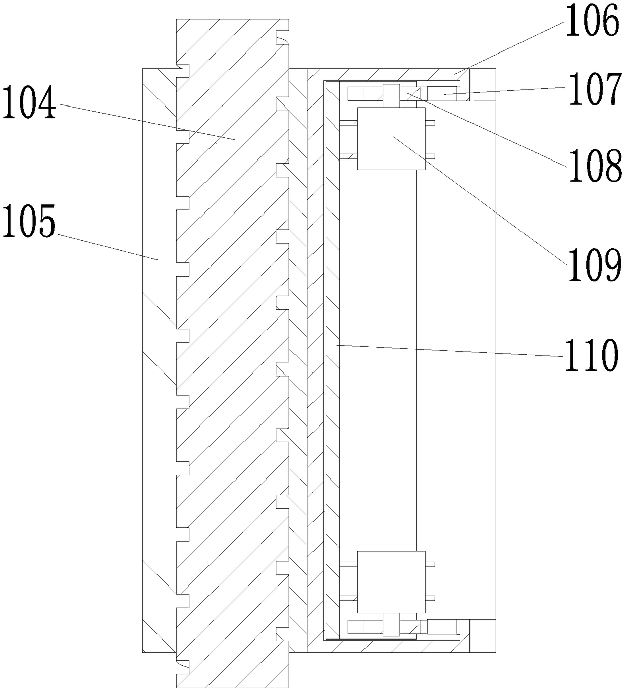 Galvanized steel pipe multi-angle inclination hole drilling device and galvanized steel pipe inclination hole drilling process