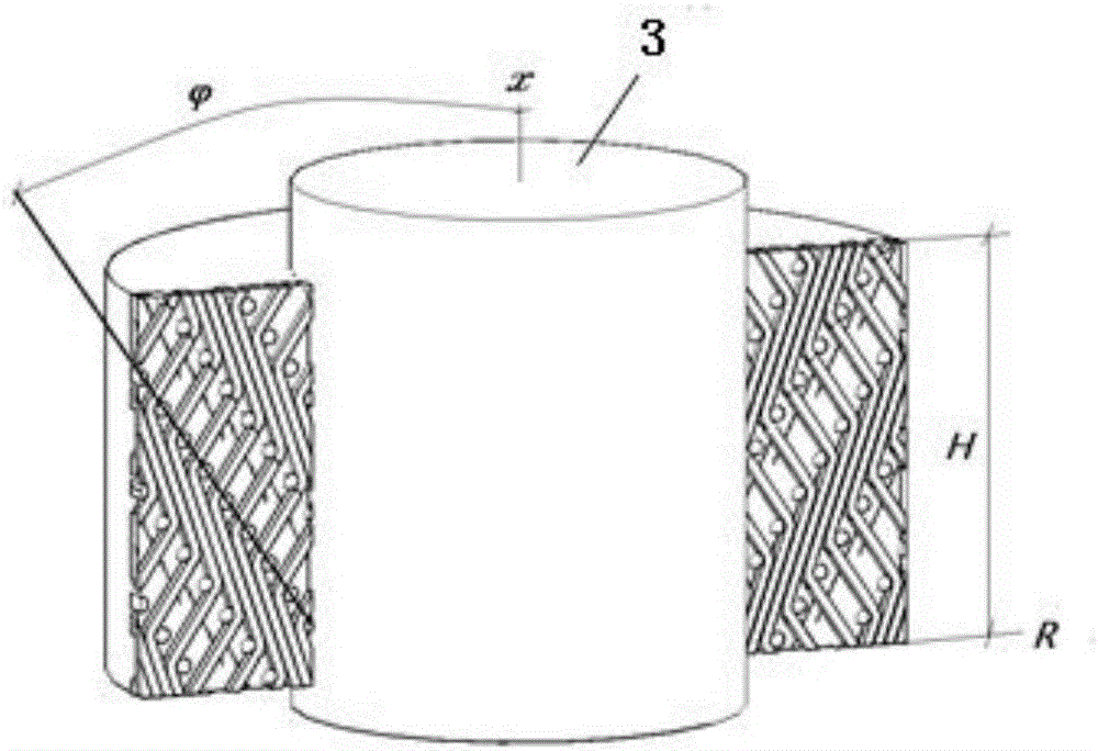 Molding preparation method for tackified preform of fiber layered-connection structure