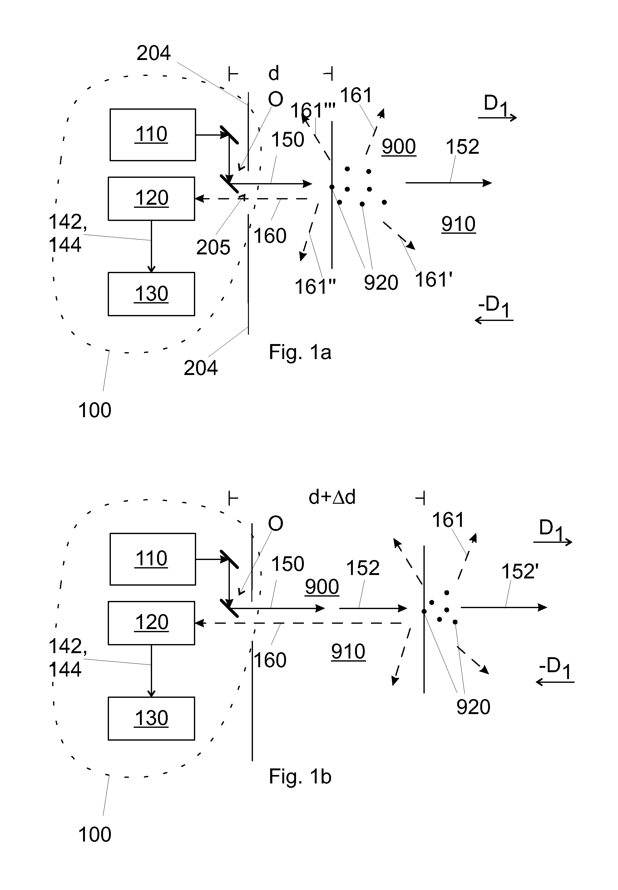 Method for measuring temperature, molecular number density, and/or pressure of a gaseous compound from a thermal device, and a thermal system