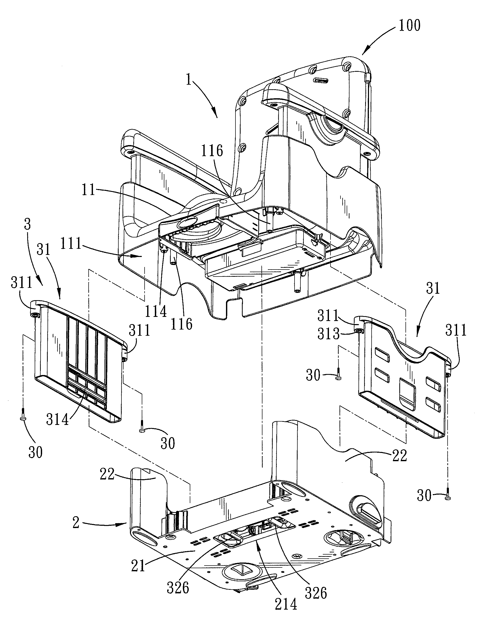 Child booster seat and height-adjustment mechanism thereof