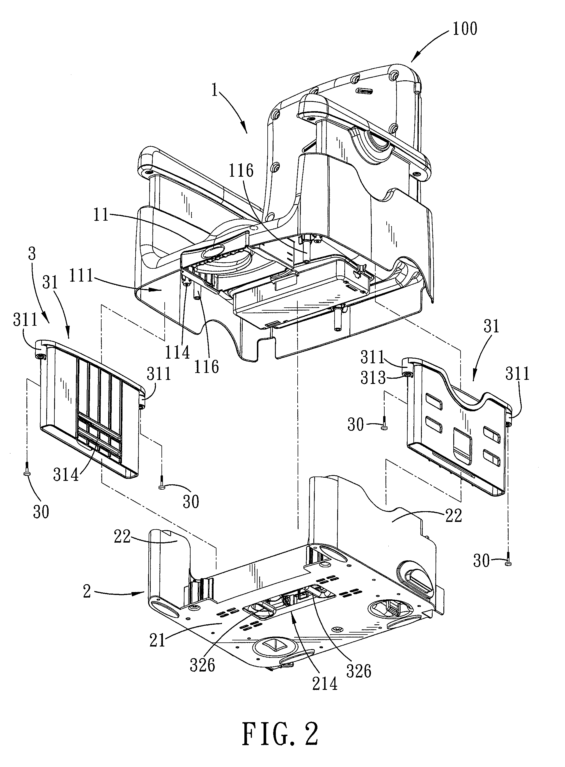 Child booster seat and height-adjustment mechanism thereof