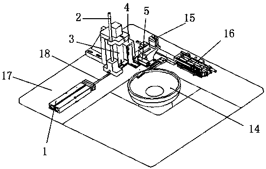 A magnetic pole marking detection and stacking device