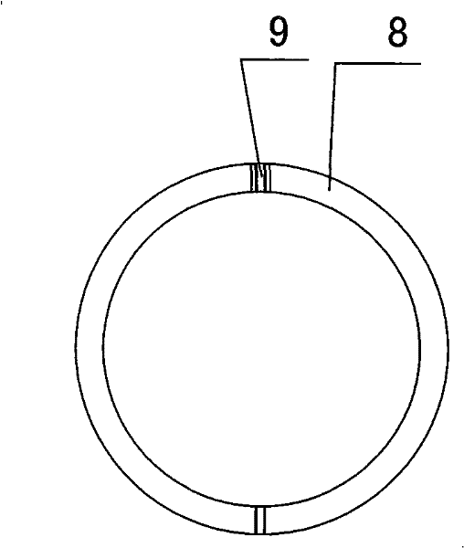 Split type stator coil winding method and winding mold device
