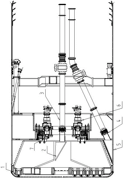 A kind of mud-water shield host that can be used in upper soft and lower hard formations