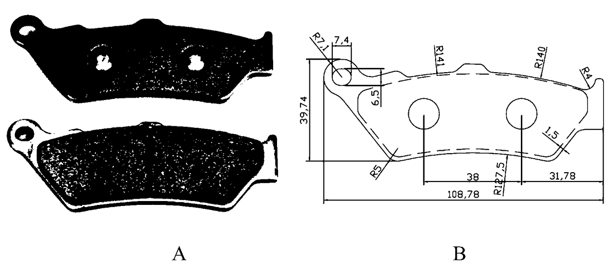 Preparation method of copper-based friction material of brake pad
